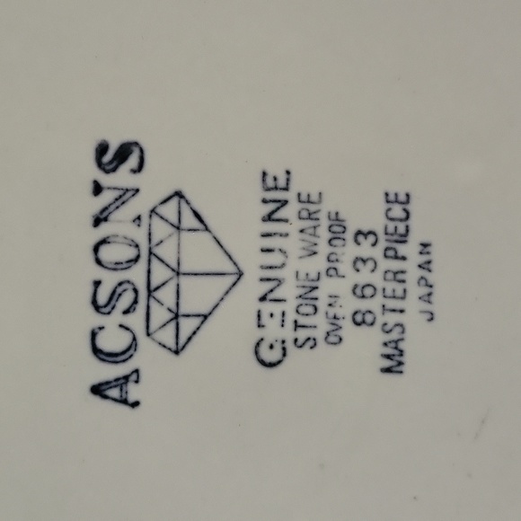 Ascons Genuine Stoneware Master Piece 8633 Dinner Plate Japan - Picture 9 of 12